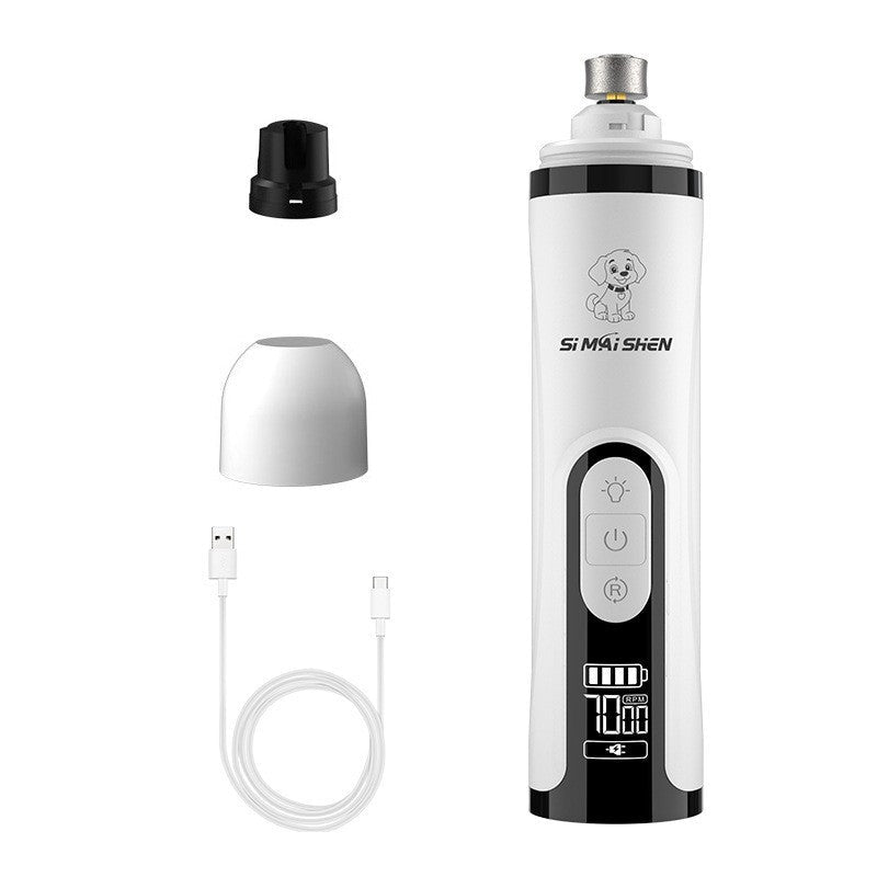 Pet Nail Grinder Highpower LED DualightWith Bloodline Detection Electric And Rechargeable - Dog & You