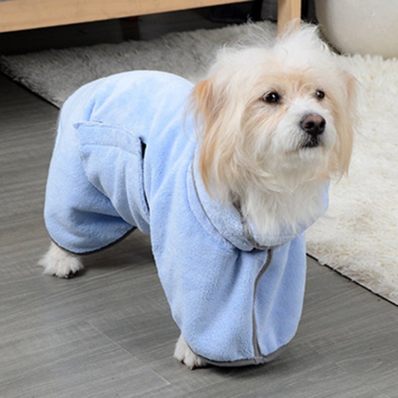 Quick-Dry Microfiber Pet Bath Towel & Robe - Dog & You