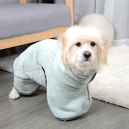 Quick-Dry Microfiber Pet Bath Towel & Robe - Dog & You
