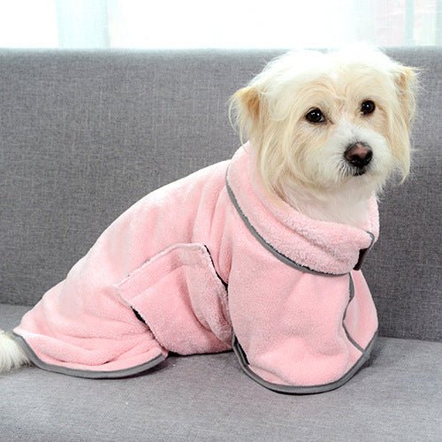 Quick-Dry Microfiber Pet Bath Towel & Robe - Dog & You