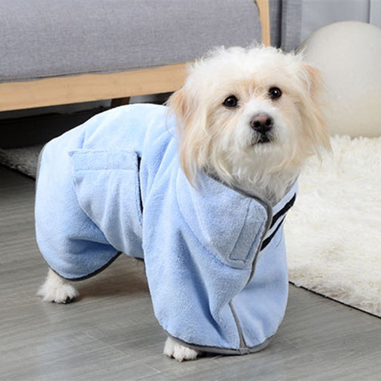 Quick-Dry Microfiber Pet Bath Towel & Robe - Dog & You