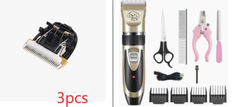 USB Rechargeable Electric Pet Clipper Razor Set Low Noise Pet Hair Trimmer - Dog & You