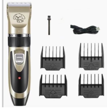 USB Rechargeable Electric Pet Clipper Razor Set Low Noise Pet Hair Trimmer - Dog & You
